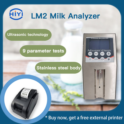 LM2 Tests Milk For Various Parameters Protein Lactose Fat Quick Test Volledig automatisch reinigen